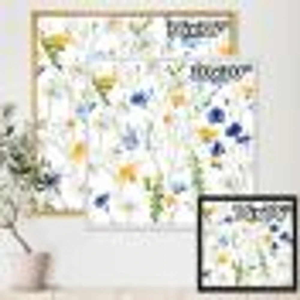 Toile « WildFlowers Chamomile and Clover Bell II