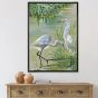 Toile « Heron Birds I »