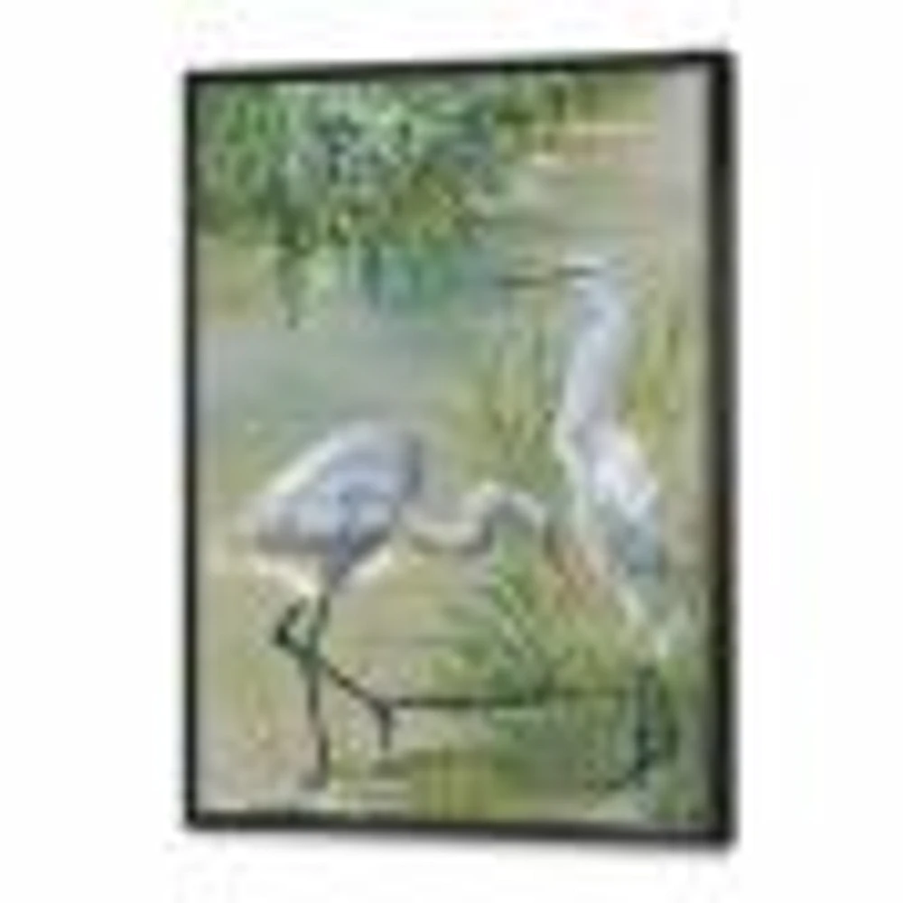 Toile « Heron Birds I »