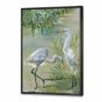 Toile « Heron Birds I »