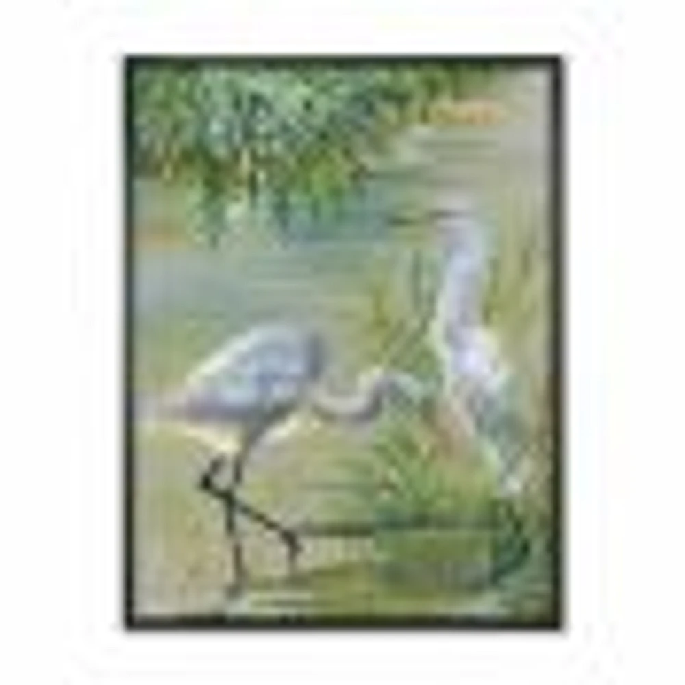 Toile « Heron Birds I »