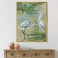 Toile « Heron Birds I »