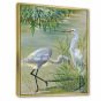 Toile « Heron Birds I »