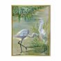 Toile « Heron Birds I »