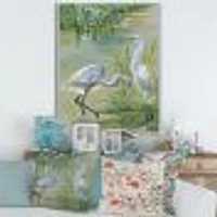 Toile « Heron Birds I »