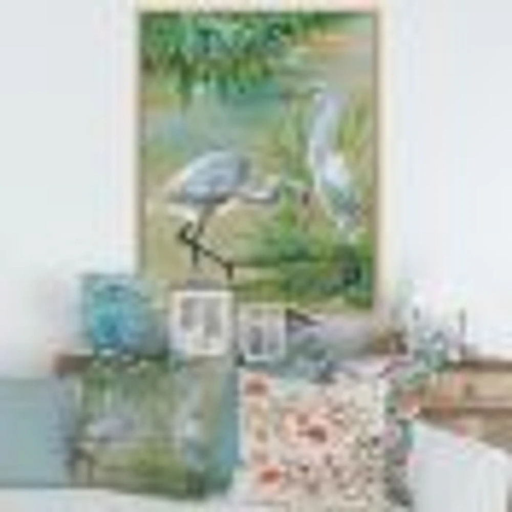 Toile « Heron Birds I »