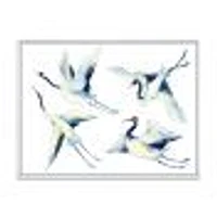 Toile « Asian Crane Bird Impression