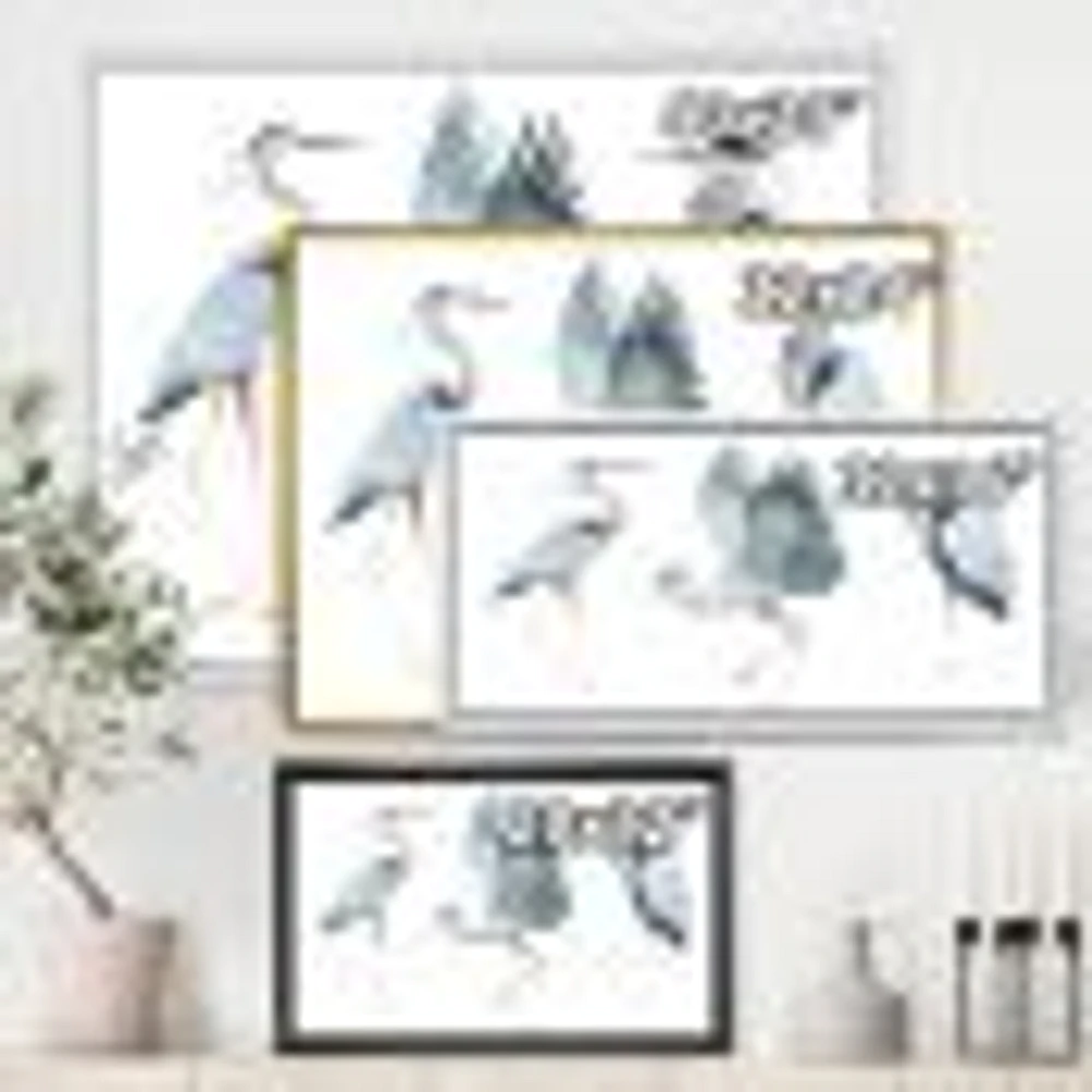 Toile « Heron Birds II