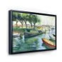 Boats Green Spring  Wall Art