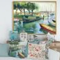 Boats Green Spring  Wall Art