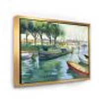 Boats Green Spring  Wall Art