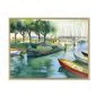 Boats Green Spring  Wall Art