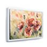 Red Poppy on A Field  Wall Art