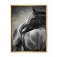 Toile imprimée « Portrait of A Black Horse »