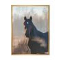 Portrait of A Horse on An Autumn Morning  Wall Art