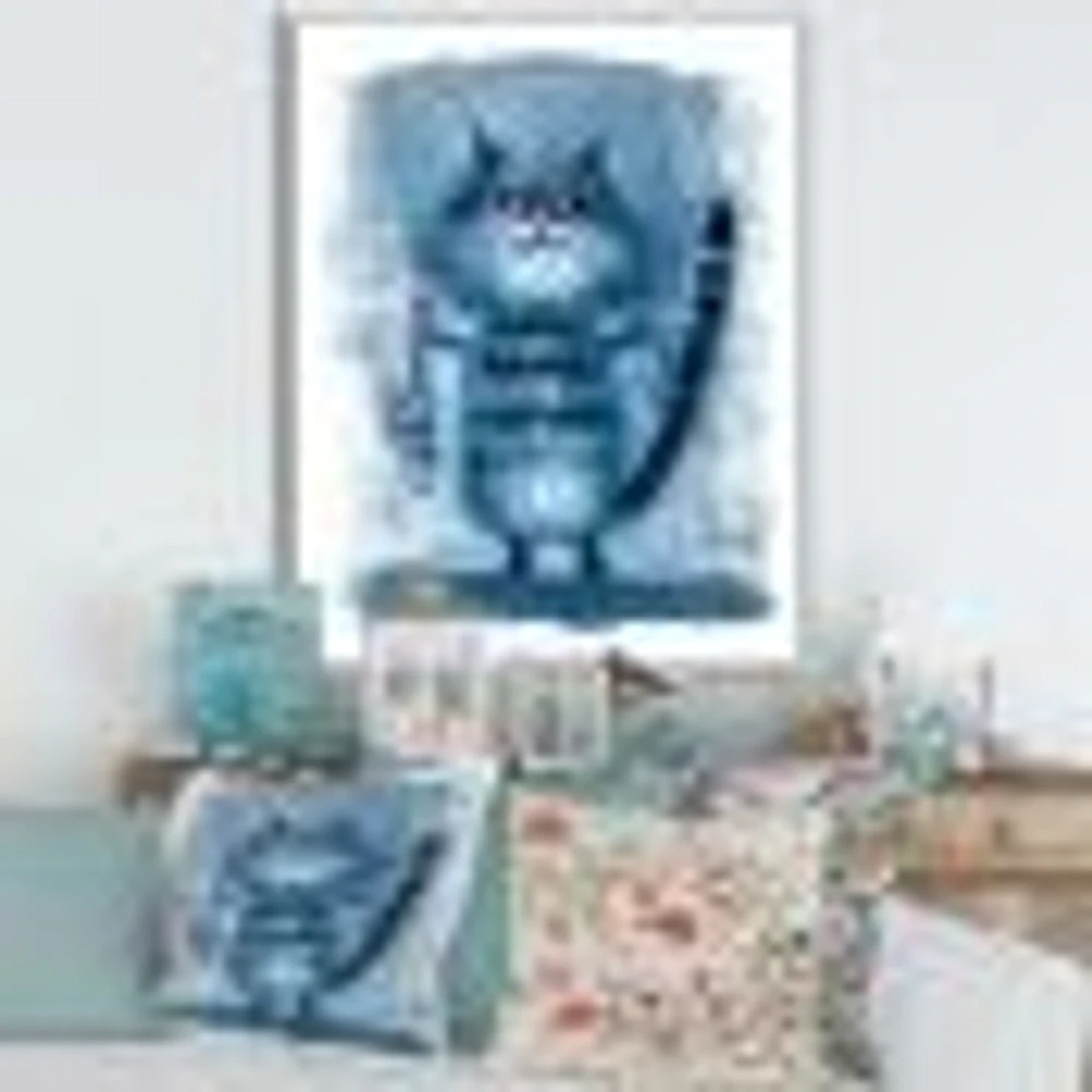 Cat Holding A Fish Its Claws  Wall Art