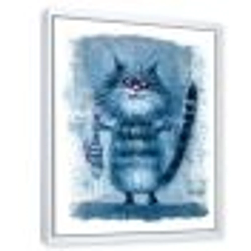 Cat Holding A Fish Its Claws  Wall Art