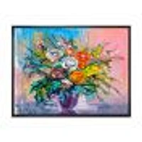 Bouquet of VIbrant Flowers  Wall Art