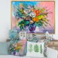 Bouquet of VIbrant Flowers  Wall Art