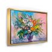 Bouquet of VIbrant Flowers  Wall Art