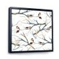 Little Birds on The Tree Branches I  Wall Art