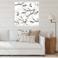 Little Birds on The Tree Branches I  Wall Art