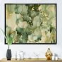 Luxury Abstract Fluid Art I Canvas Wall Print