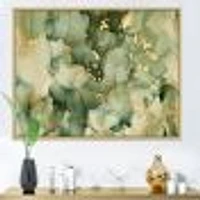 Luxury Abstract Fluid Art I Canvas Wall Print