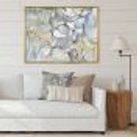 Grey Tender and Dreamy Wallpaper VII  Canvas Wall Art Print