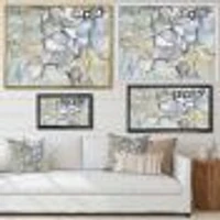 Grey Tender and Dreamy Wallpaper VII  Canvas Wall Art Print