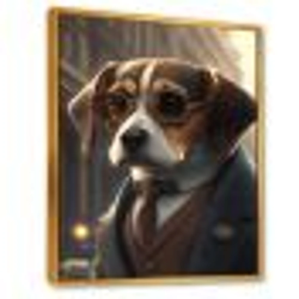 Mafia Beagle I Wall Art