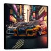 Tunning Car Drifting Tokyo Wall Art