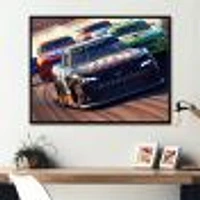 Stock Car Racing Last Lap Wall Art