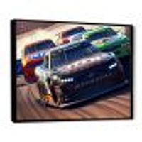 Stock Car Racing Last Lap Wall Art