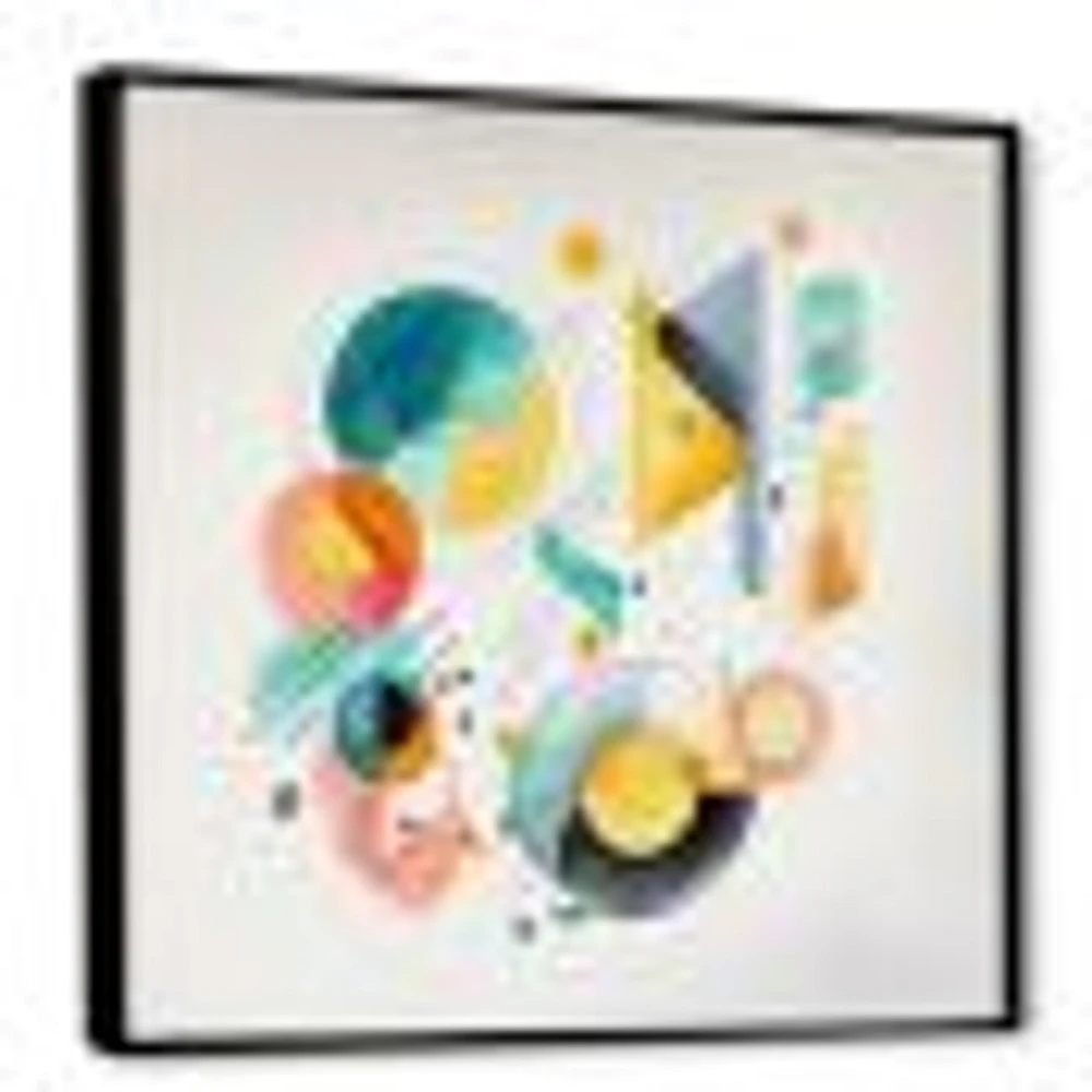 Multi-Color Circular Abstract I Wall Art