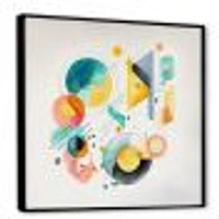 Multi-Color Circular Abstract I Wall Art