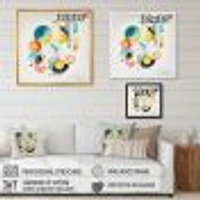 Multi-Color Circular Abstract I Wall Art