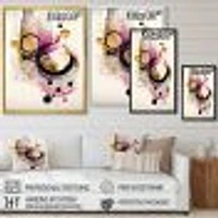 Pink Watercolor Abstract Wall Art