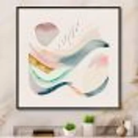 Multi-Color Pastel Waves Wall Art