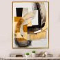 Glam Art Deco Abstract IV Wall