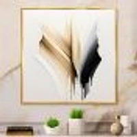 Minimalism Pink And Gold Cubic Fusion IV Wall Art