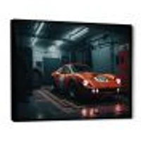 Orange Exotic Car Photography Wall Art