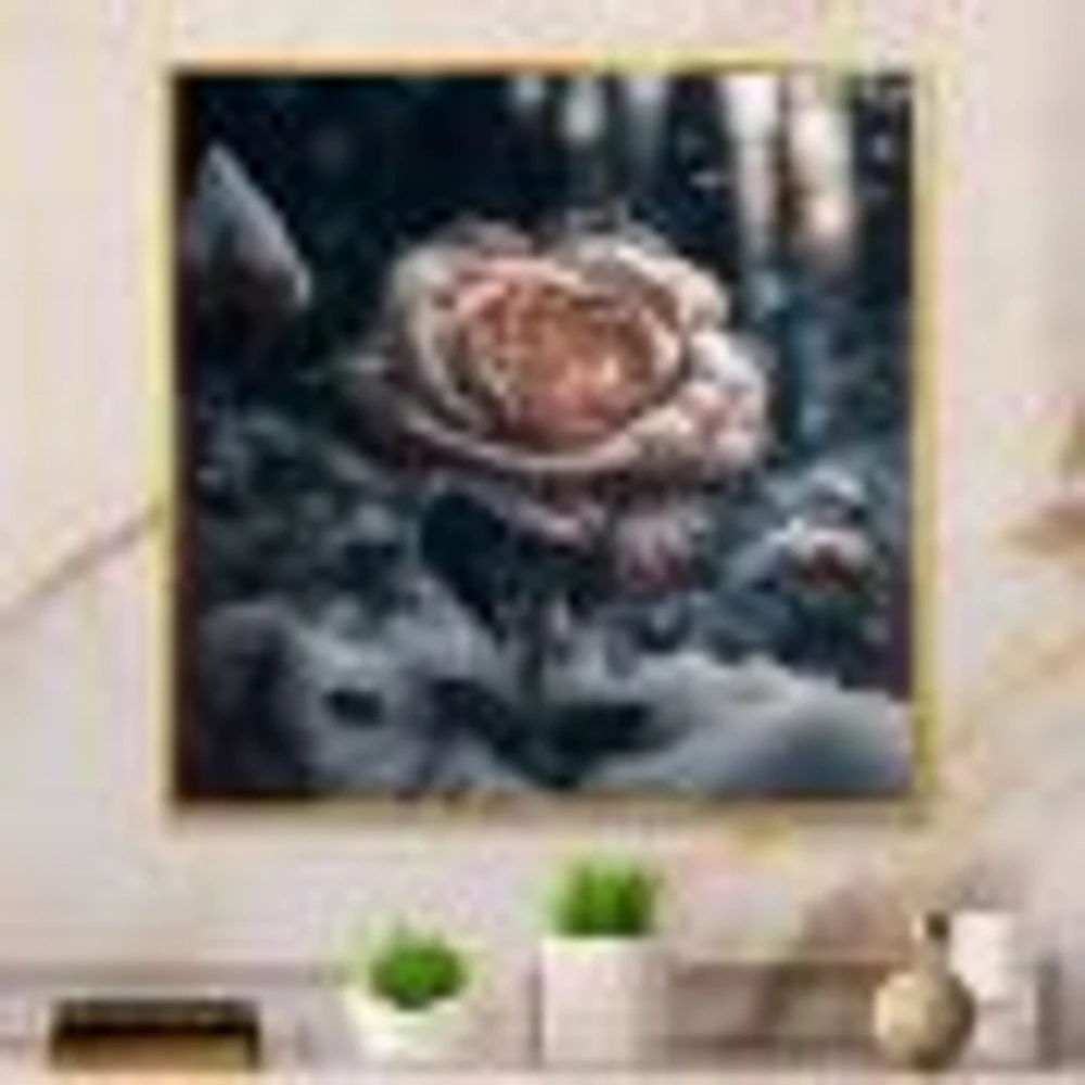 A Blooming Rose Flower Forest Wall Art