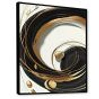 Gold Glamour Circle Wall Art