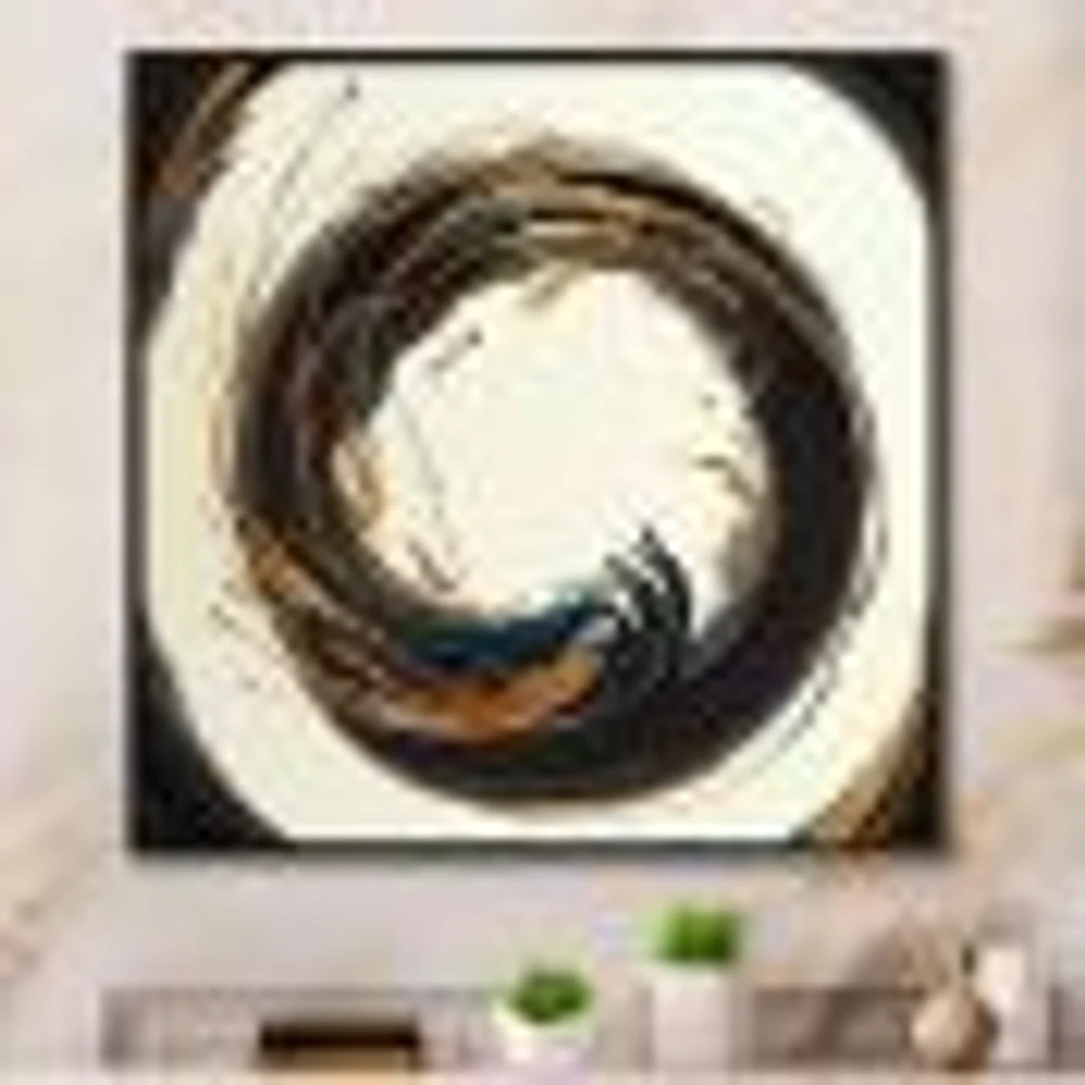 Gold Glamour Circle 1 Wall Art