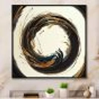Gold Glamour Circle 1 Wall Art