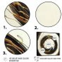 Gold Glamour Circle 1 Wall Art