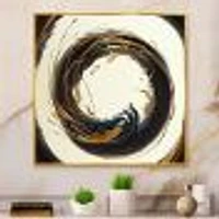 Gold Glamour Circle 1 Wall Art