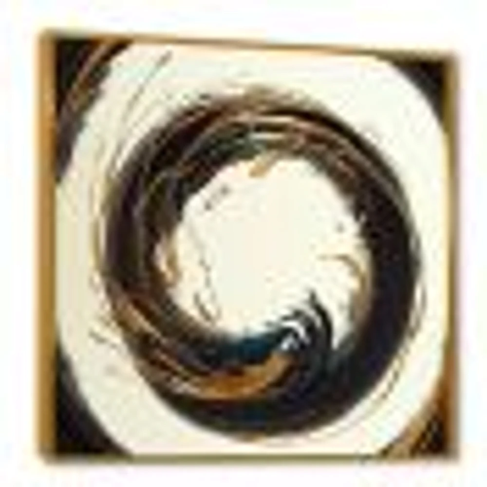 Gold Glamour Circle 1 Wall Art