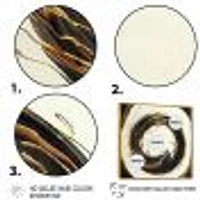 Gold Glamour Circle 1 Wall Art